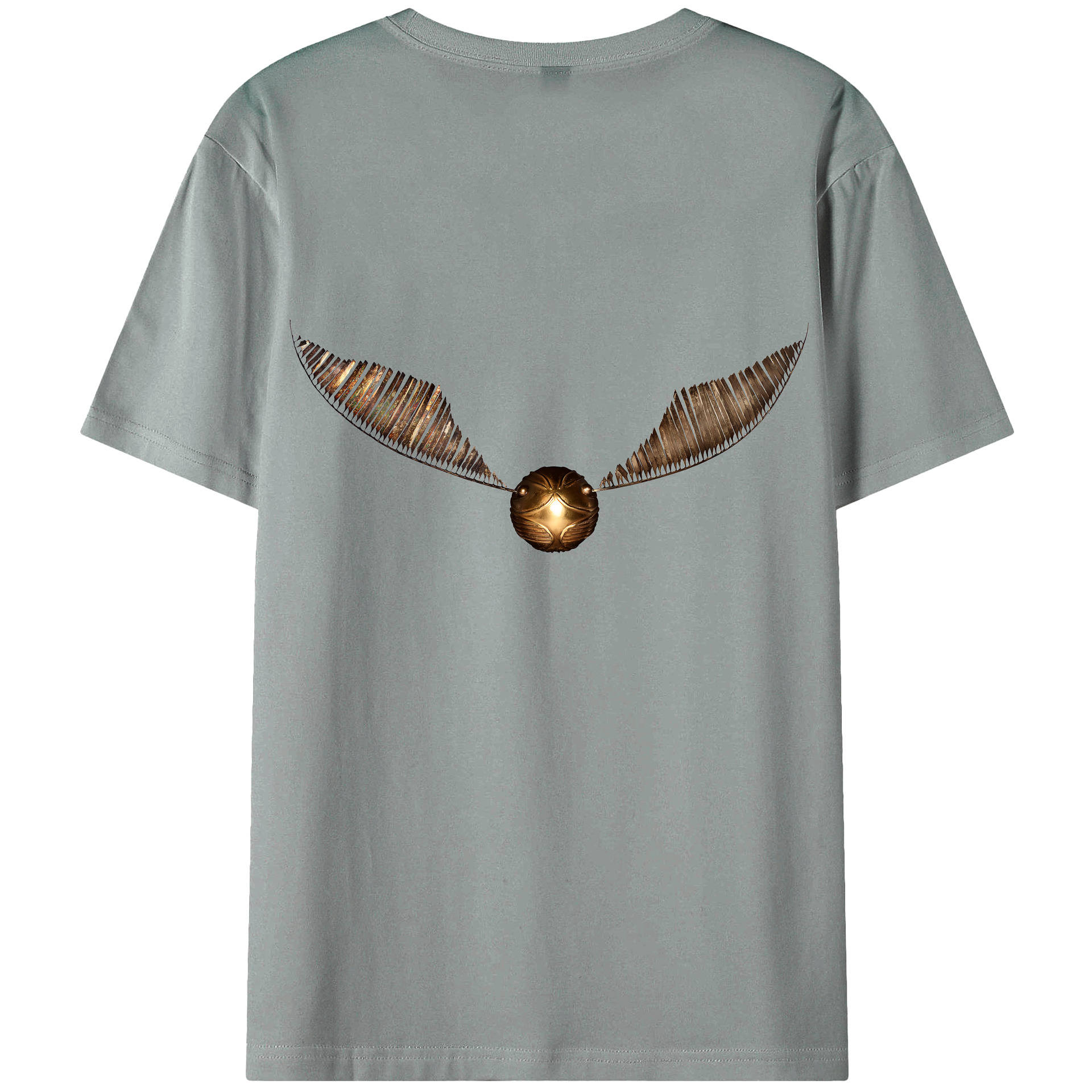 （画像用） Harry Potter ハリー・ポッターシリーズ 綿100％ メンズ半袖Tシャツ（バックプリント） 通気性